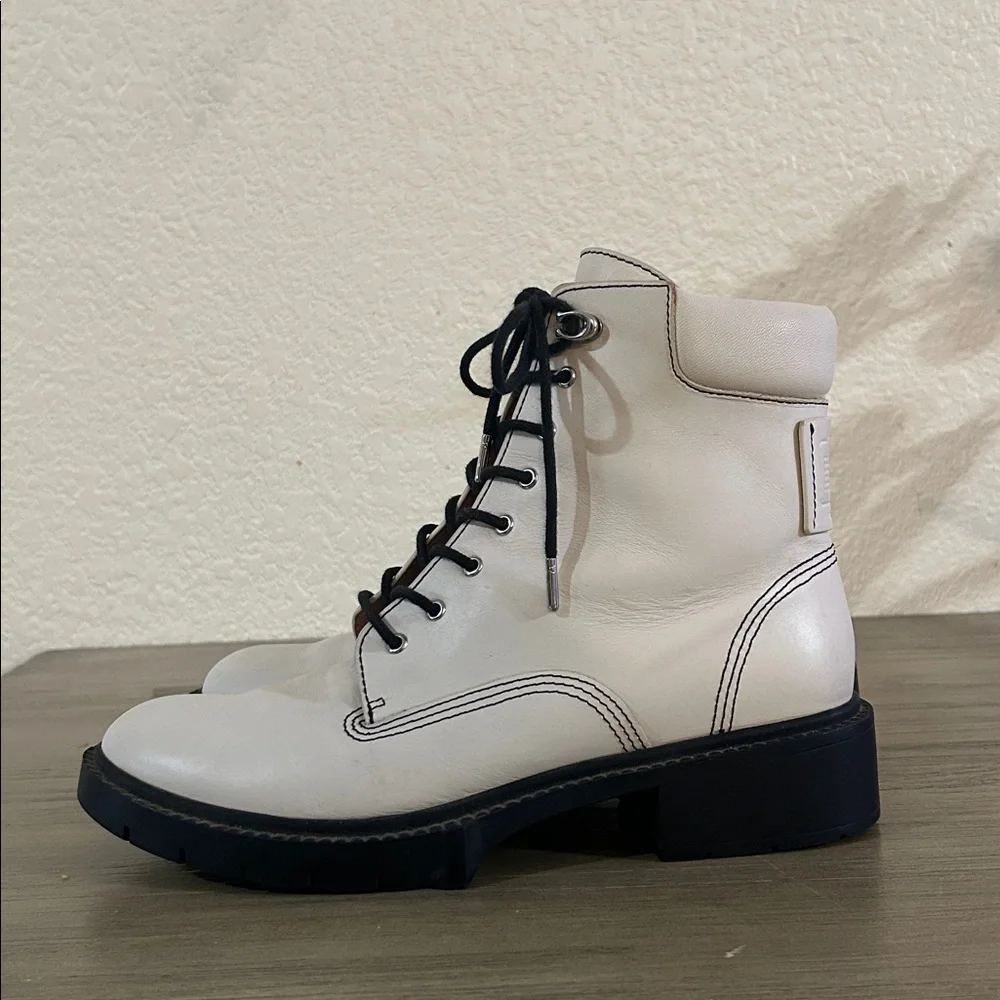 Coach Restored Lorimer Bootie Size 9.5 in Chalk White - Picture 7 of 14